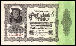 DEUTSCHLAND - ALLEMAGNE - 50000 Mark Reichsbanknote - 1922 - P79 - UNC/NEUF - 50.000 Mark