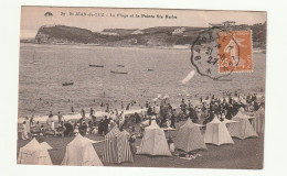 64 . SAINT JEAN DE LUZ . LA PLAGE ET LA POINTE SAINTE BARBE 1927 - Saint Jean De Luz