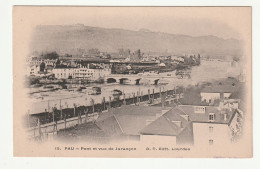 64 . PAU . PONT ET VUE DE JURANCON . - Pau