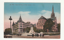 64 . Pau .  Square Saint Martin Et Hôtel Gassion . 1938 - Pau
