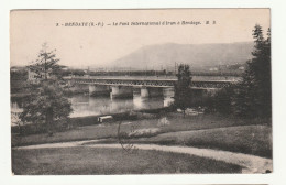 64 . HENDAYE . LE PONT INTERNATIONAL D'IRUN A HENDAYE - Hendaye