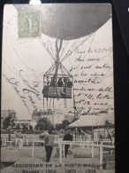 PARIS - PORTE MAILLOT - L'AERODROME - ANIMEE - BALLON - Vue Rare - Dirigeables