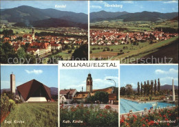 71589052 Kollnau Schwimmbad Kath. Kirche Hoernleberg Kandel Waldkirch - Autres & Non Classés