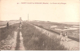 SAINT-VAAST-LA-HOUGUE (20) Le Chemin De La Hougue En 1919 - Saint Vaast La Hougue