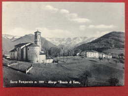 Cartolina - Serra Pamparato ( Cuneo ) - Albergo Braccio Di Ferro - 1955 - Cuneo