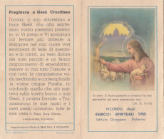 Santino Ricordo Degli Esercizi Spirituali - Palermo 1955 - Andachtsbilder