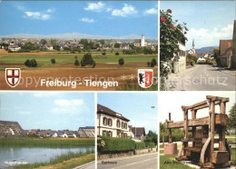 71588974 Freiburg Breisgau Tiengen Wappen Weinpresse Rathasu Huegelhaeuser Freib - Freiburg I. Br.
