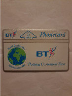 GB UK PRIVEE BT WORLD QUALITY DAY 5U MINT NEUVE  N° 131E......... - BT Souvenir