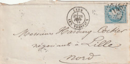 Lettre De Lyon à Lille LSC - 1849-1876: Classic Period