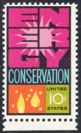 !a! USA Sc# 1547 MNH SINGLE W/ Bottom Margin (a4) - Energy Conservation - Unused Stamps