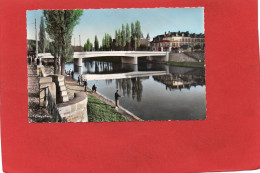 77----MELUN---La Seine Le Pont Jeanne D'Arc Et L'ile Vus Du Quai Pasteur---voir 2 Scans - Melun