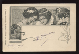 ILLUSTRATEURS - FEMMES - DECOR ART NOUVEAU - 1900-1949