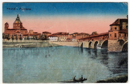 PAVIA - PANORAMA - 1918 - Vedi Retro - Formato Piccolo - Pavia