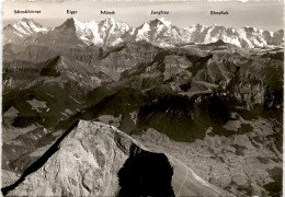 Flugaufnahme Berghaus Niesen-Kulm Mit Berner Alpen (19563) - Wimmis