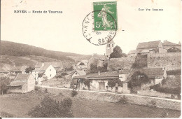 ROYER (71) Route De Tournus En 1913 - Andere & Zonder Classificatie