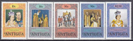 ANTIGUA 504-508,unused - Familles Royales