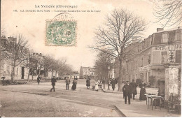 LA ROCHE-SUR-YON (85) L'Avenue Gambetta Vue De La Gare En 1907 - La Roche Sur Yon