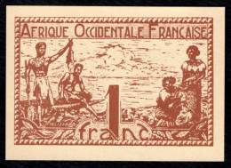 AFRIQUE OCCIDENTALE FRANCAISE - 1F - 1944 - P 34b - NEUF - Autres - Afrique