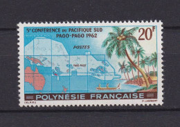 POLYNESIE 1962 TIMBRE N°17 NEUF** CONFERENCE - Ongebruikt