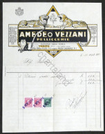 Pubblicità Fattura - Amedeo Vezzani - Torino - Pelliccerie - 1934 - Unclassified