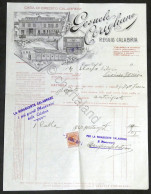 Pubblicità Fattura - Gesuele Corigliano - Reggio C. - Fabbrica Di Mobilia - 1924 - Unclassified