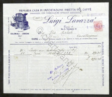 Pubblicità Fattura - Luigi Lavazza - Torino - Importazione Caffè - 1923 - Unclassified