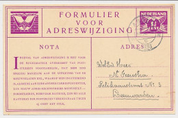 Verhuiskaart G. 9 Assen - Leeuwarden 1930 - Postwaardestukken