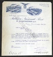 Pubblicità Fattura - Fabbrica Nazionale Pizzi Dematteis - Torino - 1941 - Ohne Zuordnung