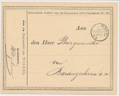 Kleinrondstempel Winkel 1885 - Unclassified