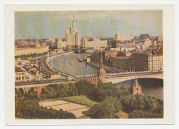 Postal Stationery Soviet Union 1957 Bridhe - River - Moscow - Ponts