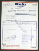 Pubblicità Fattura - Alemagna Panettoni - Milano - 1948 - Unclassified