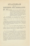 Staatsblad 1921 : Spoorlijn Haarlem - Uitgeest Enz. - Historical Documents