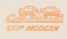 Meter Top Cut USA 1960 Car Transport Truck - Camions
