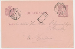 Kleinrondstempel Wissekerke 1895 - Afz. Brievengaarder  - Non Classés