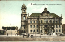 71588711 Dresden Staendehaus Koenig Albert-Denkmal Dresden - Dresden