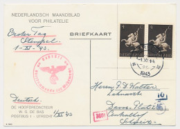 FDC / 1e Dag Em. Germaanse Symbolen 1943 - Unclassified
