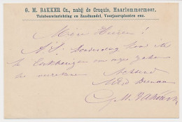 Firma Briefkaart Heemstede 1892 - Zaadhandel - Non Classés