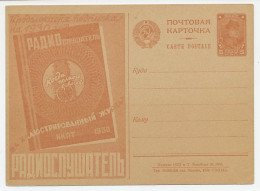 Postal Stationery Soviet Union 1930 Clock Tower - Horlogerie