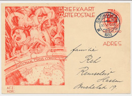 Briefkaart G. 235 Groningen - Remscheid Duitsland 1933 - Postwaardestukken