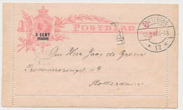 Postblad G. 9 X Locaal Te Rotterdam 1907 - Postwaardestukken