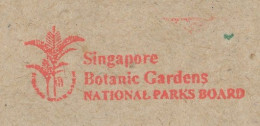 Registered Meter Cover Singapore 2003 Botanic Gardens - Trees