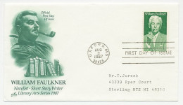 Cover USA 1987 William Faulkner - Writer - Schrijvers