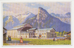 Postal Stationery Germany 1930 Theater Building - Passion Play Oberammergau - Theatre