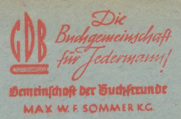 Meter Cut Germany 1955 Book Club - Unclassified