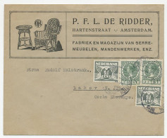 Firma Envelop Amsterdam 1938 - Meubelen / Mandenwerk - Ohne Zuordnung