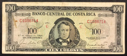 Costa Rica 100 Colones 27.8.1968 Pick#234a Series C Circulated Banknote Lotto,4455 - Costa Rica