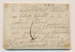 125 ZIERIKZEE - Glabbeek 1811 - Sito Sito - Militair - ...-1852 Prephilately