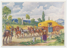 Postal Stationery Germany 1938 Mail Coach - Horse - Stamp Show Dresden - Sonstige & Ohne Zuordnung