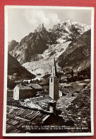 Cartolina - Entreves - Il Monte Bianco Ed Il Ghiacciaio Della Brenva - 1936 - Sonstige & Ohne Zuordnung