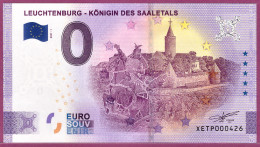 0-Euro XETP 01 2021 LEUCHTENBURG - KÖNIGIN DES SAALETALS - Essais Privés / Non-officiels